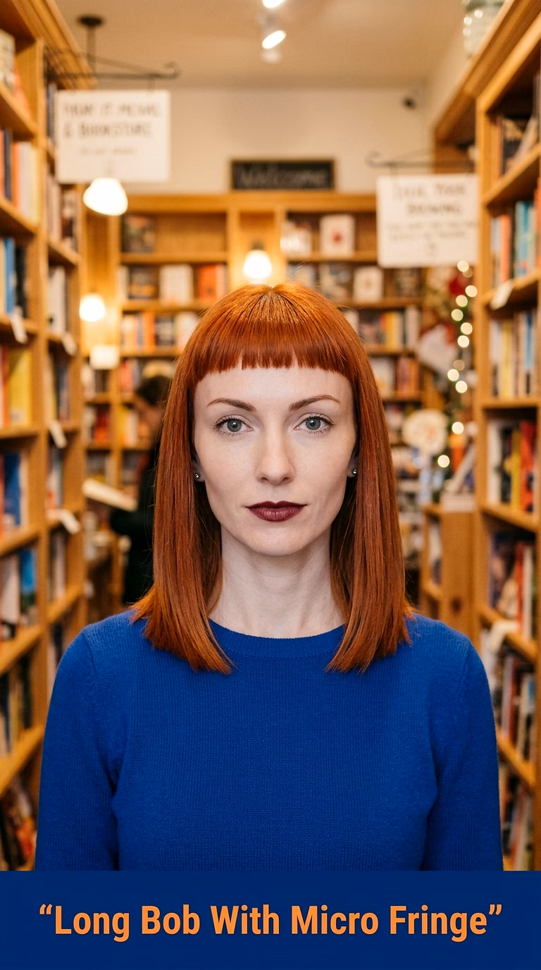 Long Bob With Micro Fringe