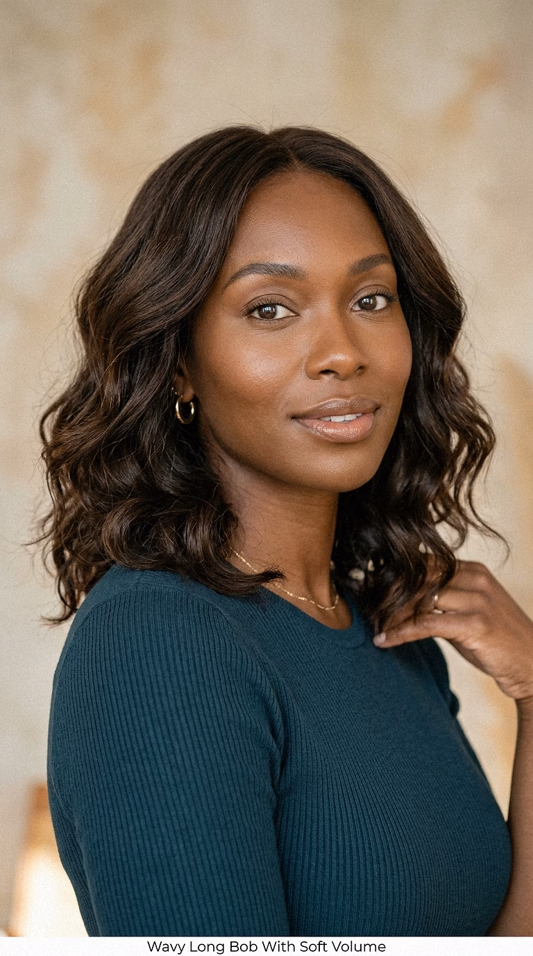 Wavy Long Bob With Soft Volume