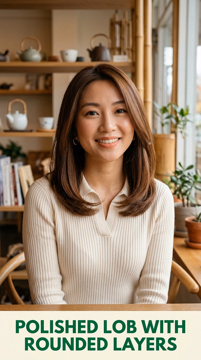 Polished Lob With Rounded Layers