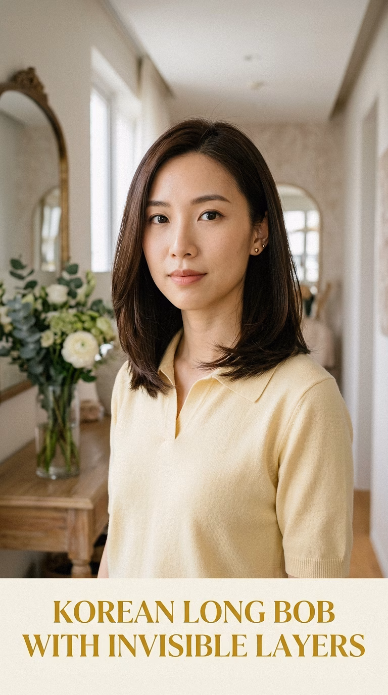 Korean Long Bob With Invisible Layers