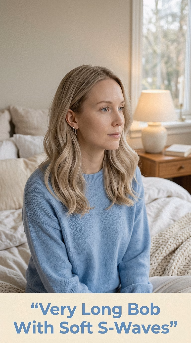 Very Long Bob With Soft S-Waves