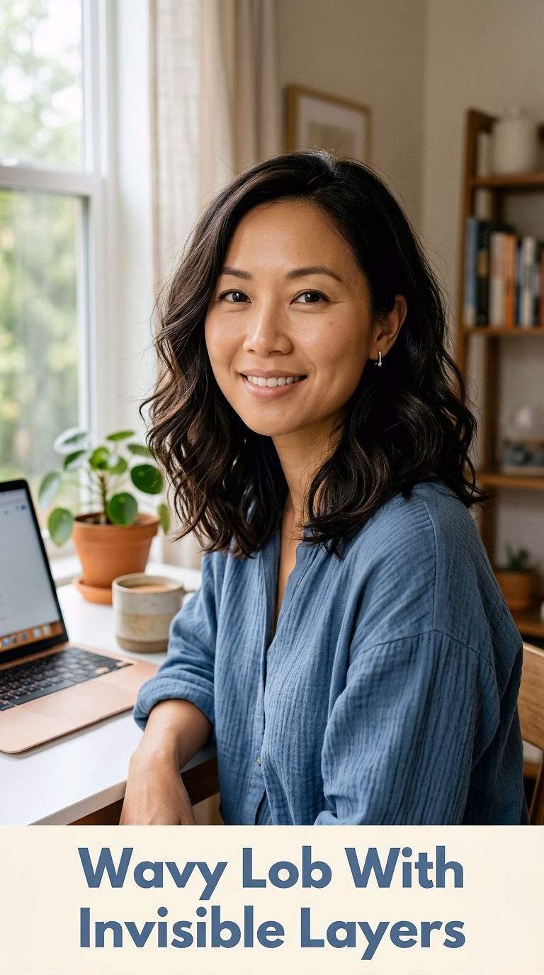 Wavy Lob With Invisible Layers