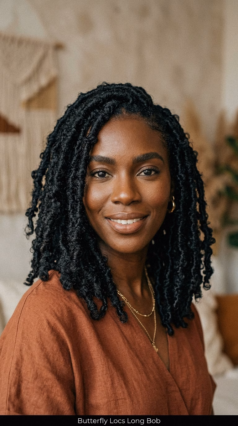 Butterfly Locs Long Bob