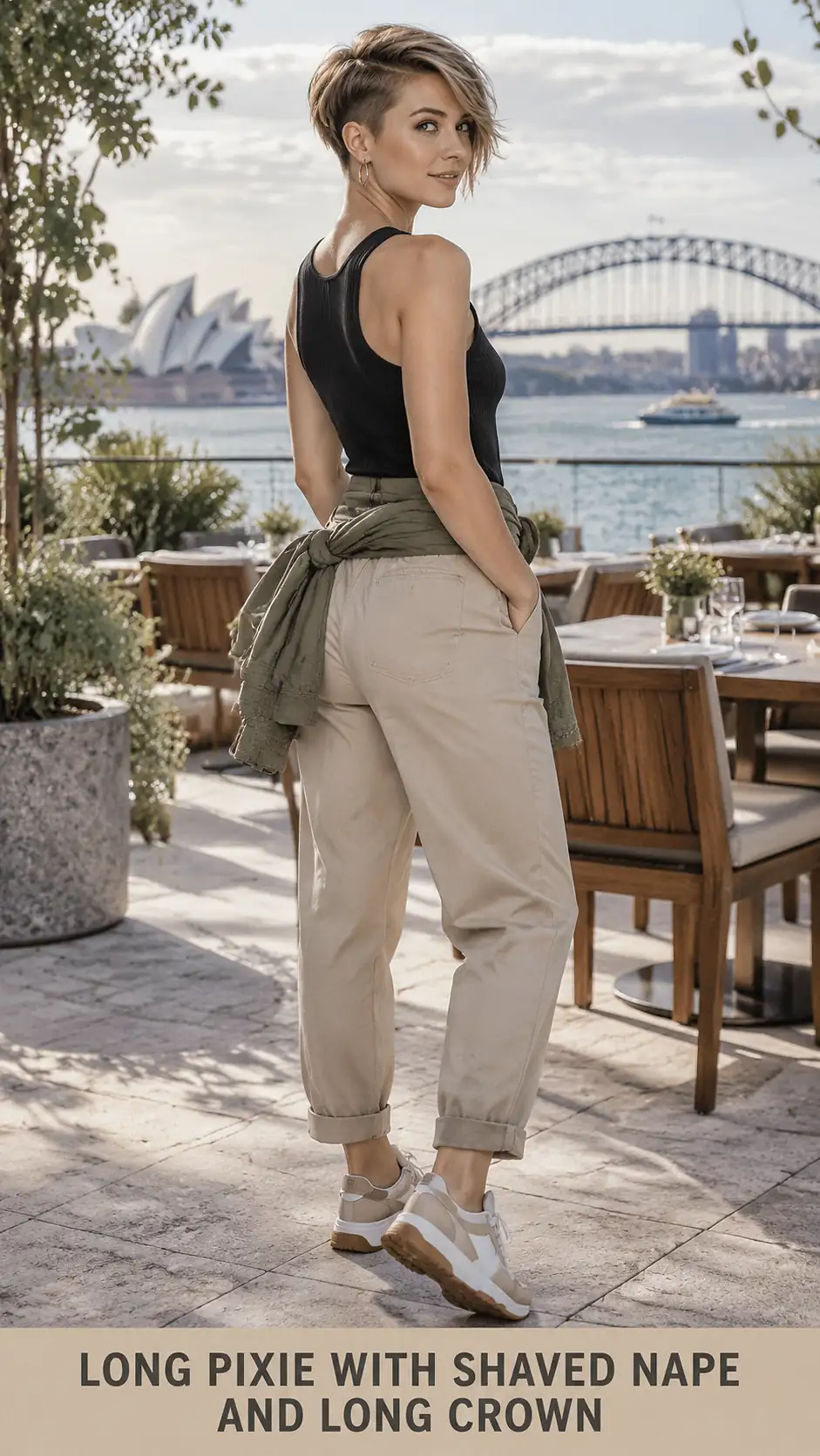 Long Pixie With Shaved Nape And Long Crown