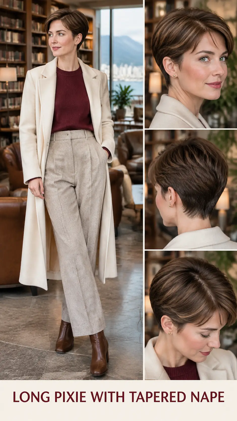 Long Pixie With Tapered Nape