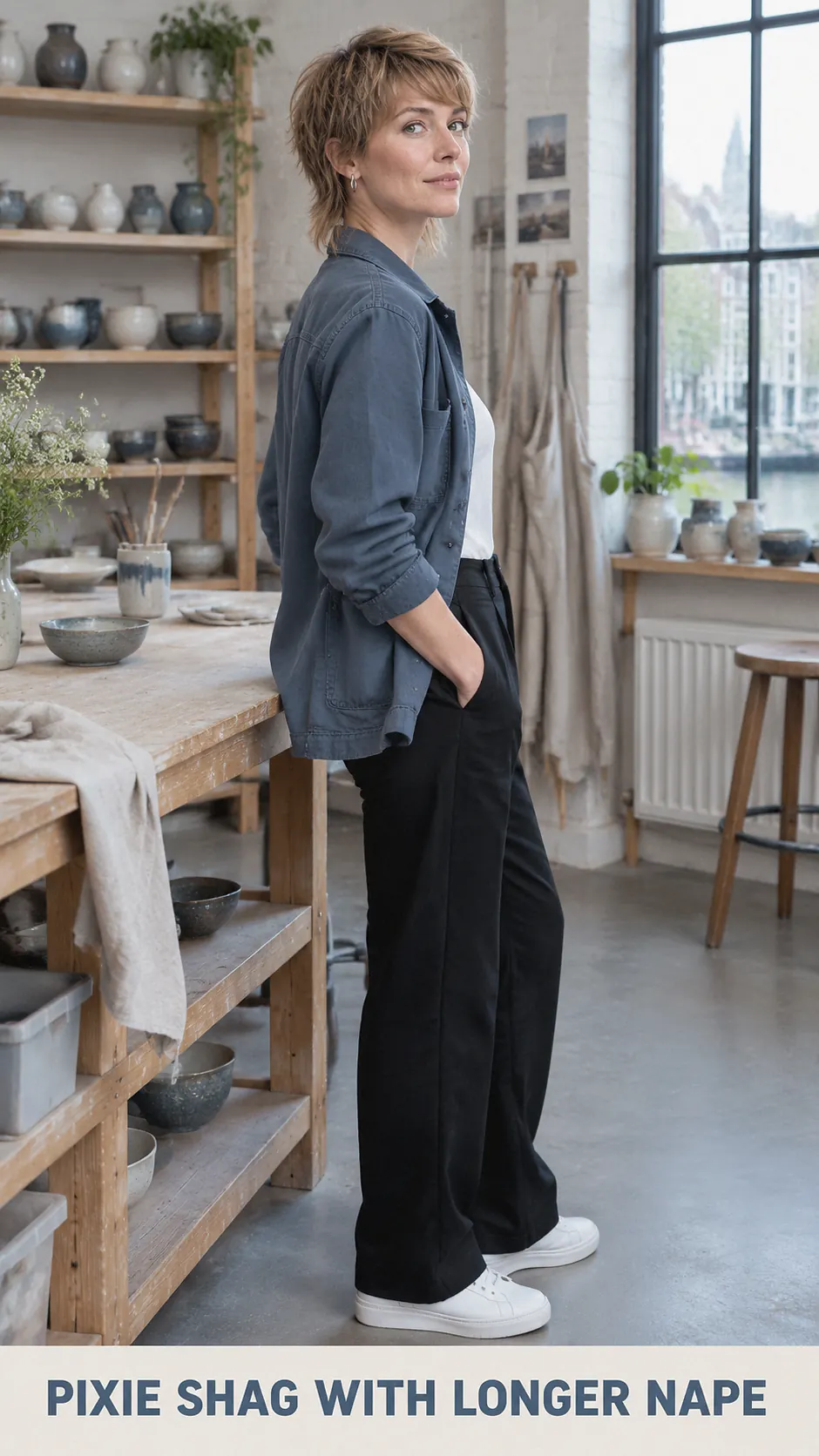 Pixie Shag With Longer Nape