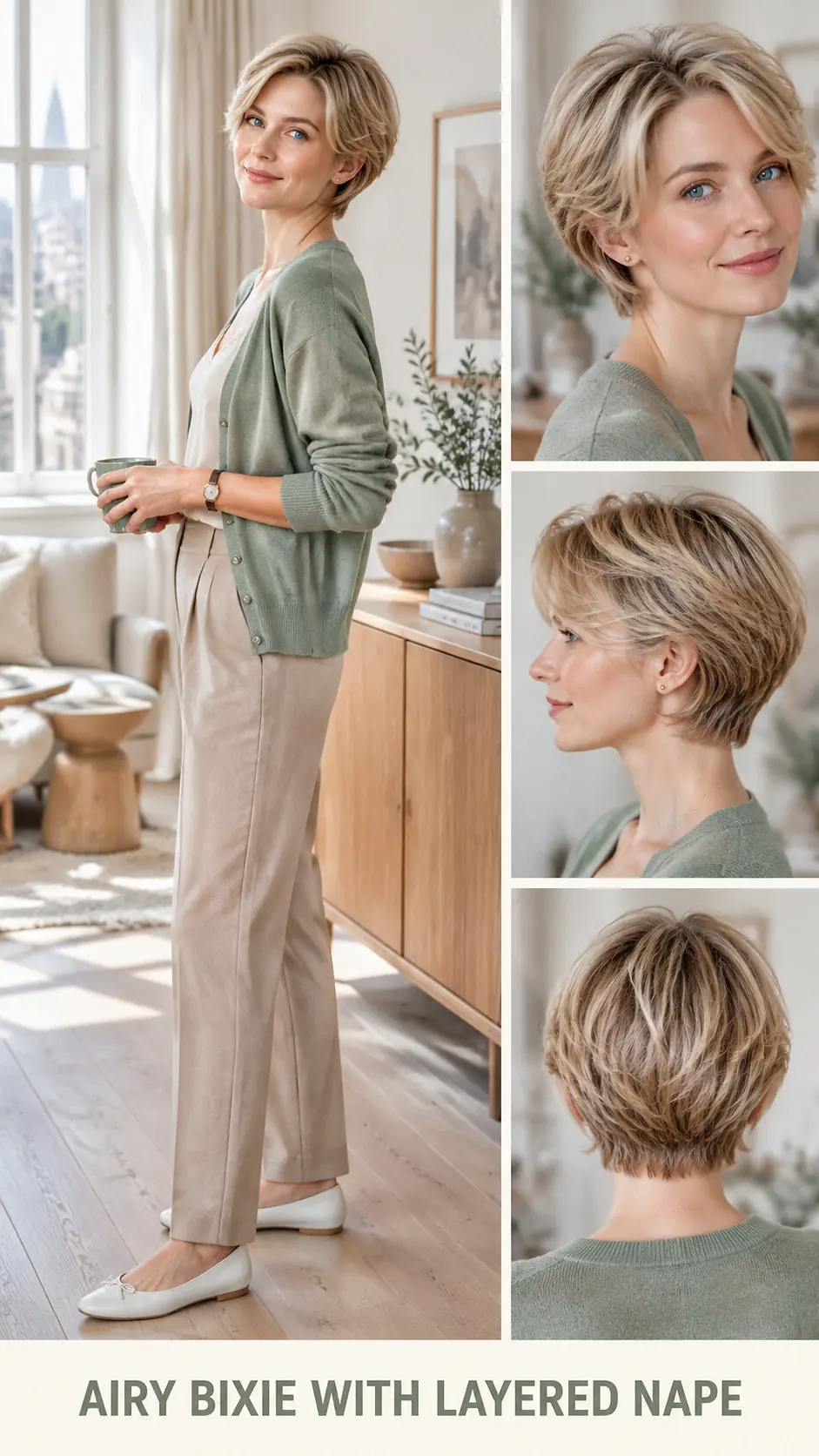 Airy Bixie With Layered Nape