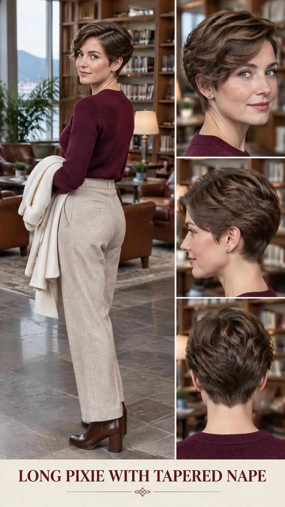 Long Pixie With Tapered Nape