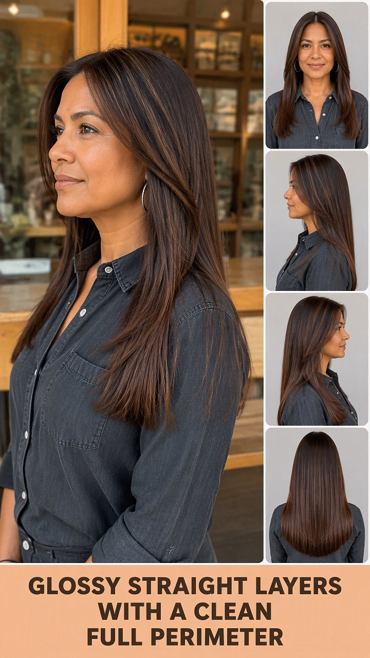 Glossy Straight Layers With A Clean Full Perimeter