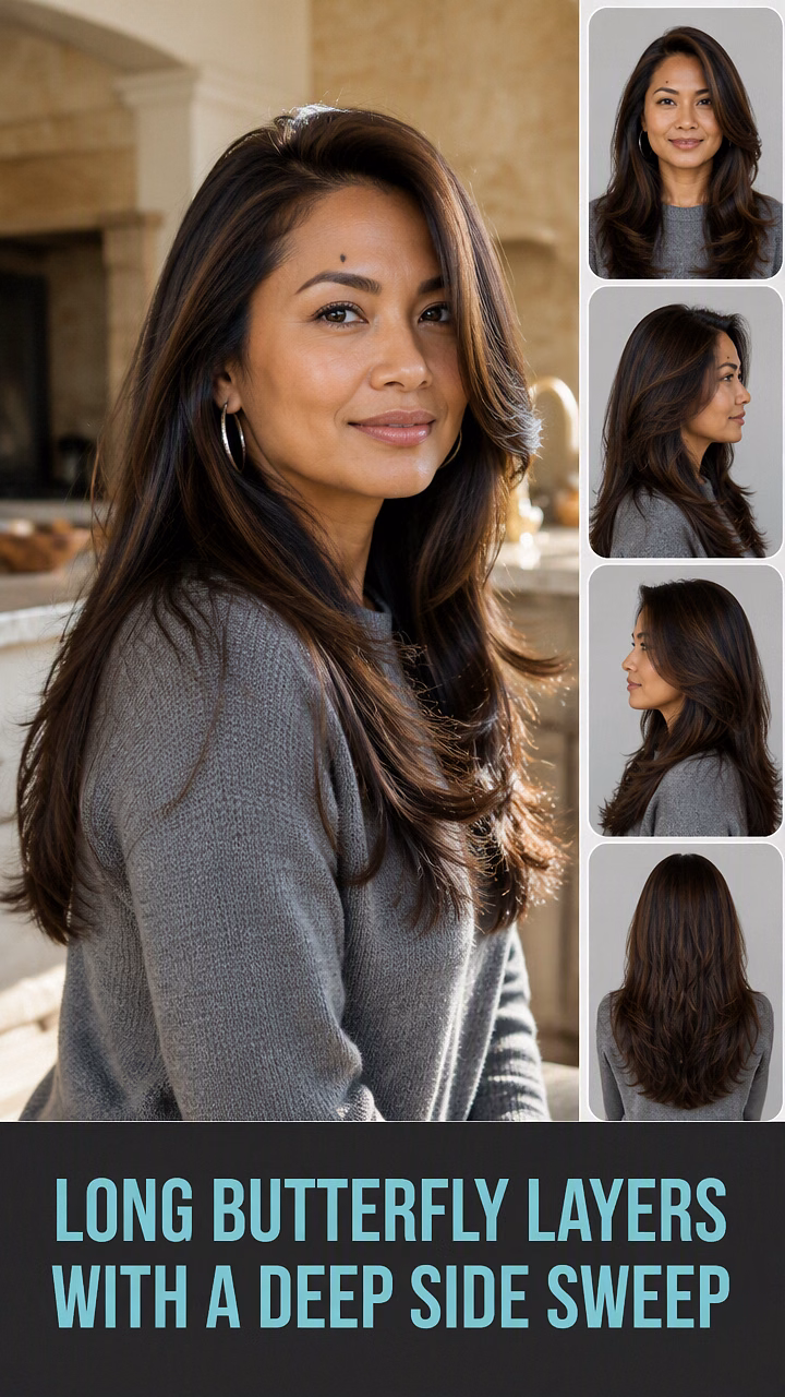 Long Butterfly Layers With A Deep Side Sweep