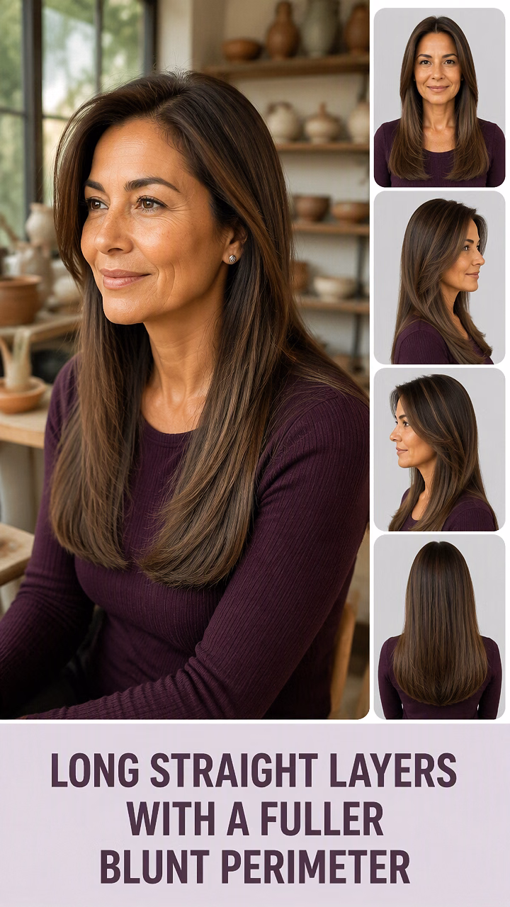 Long Straight Layers With A Fuller Blunt Perimeter
