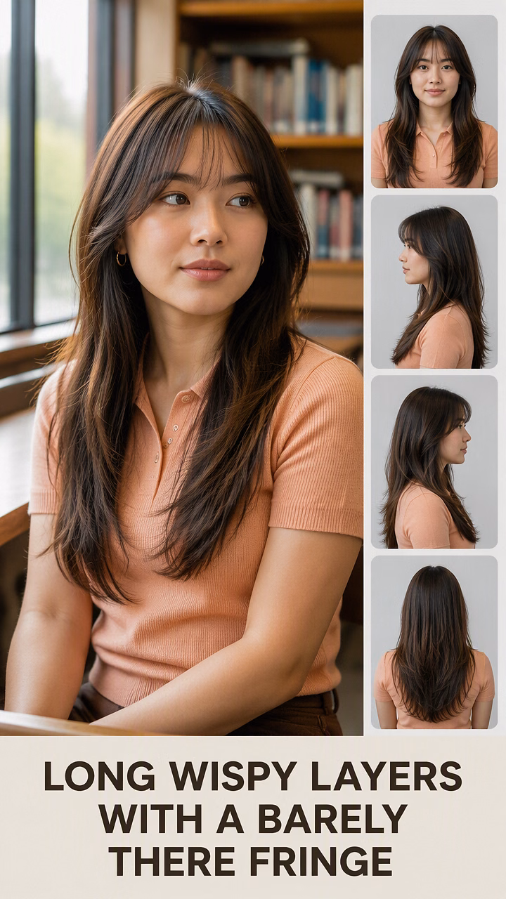 Long Wispy Layers With A Barely There Fringe