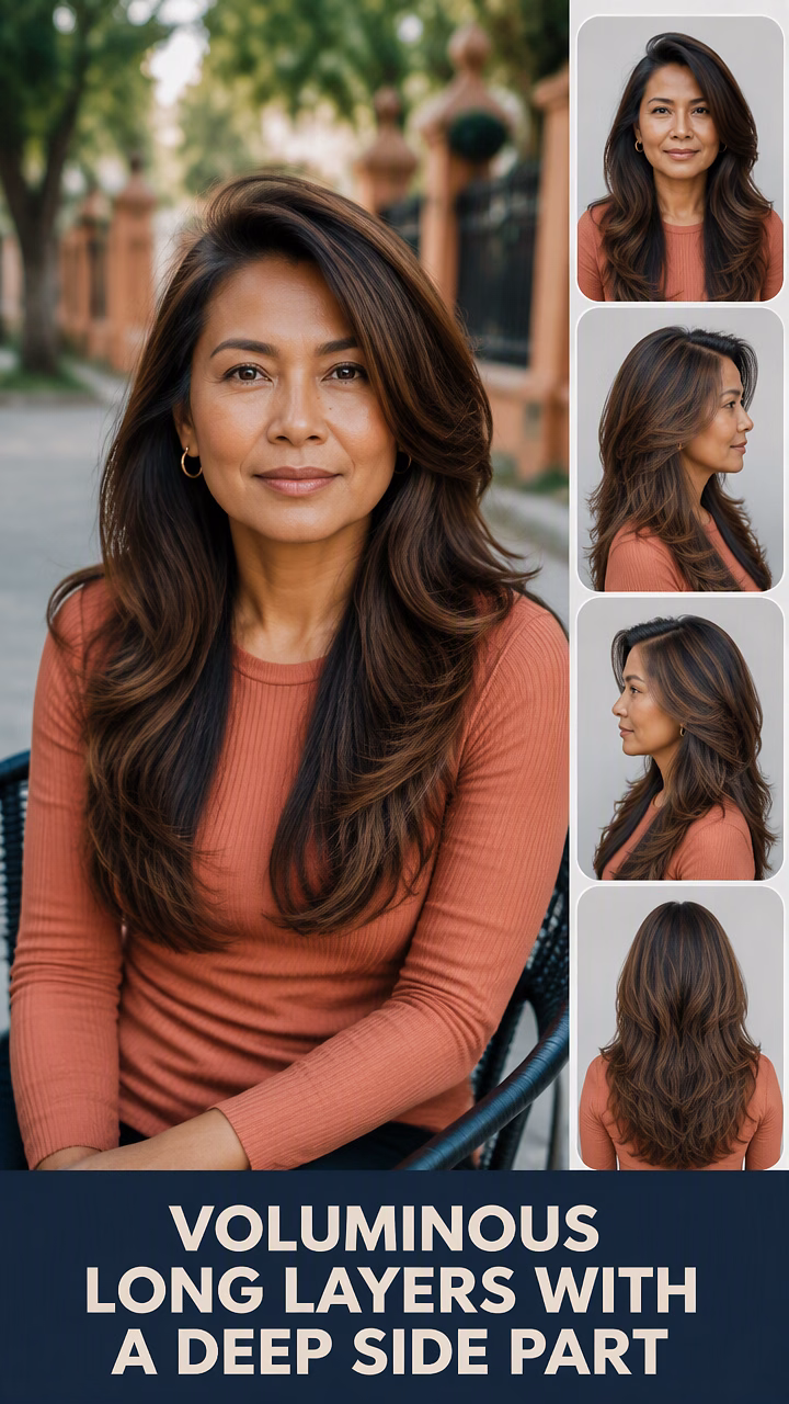 Voluminous Long Layers With A Deep Side Part