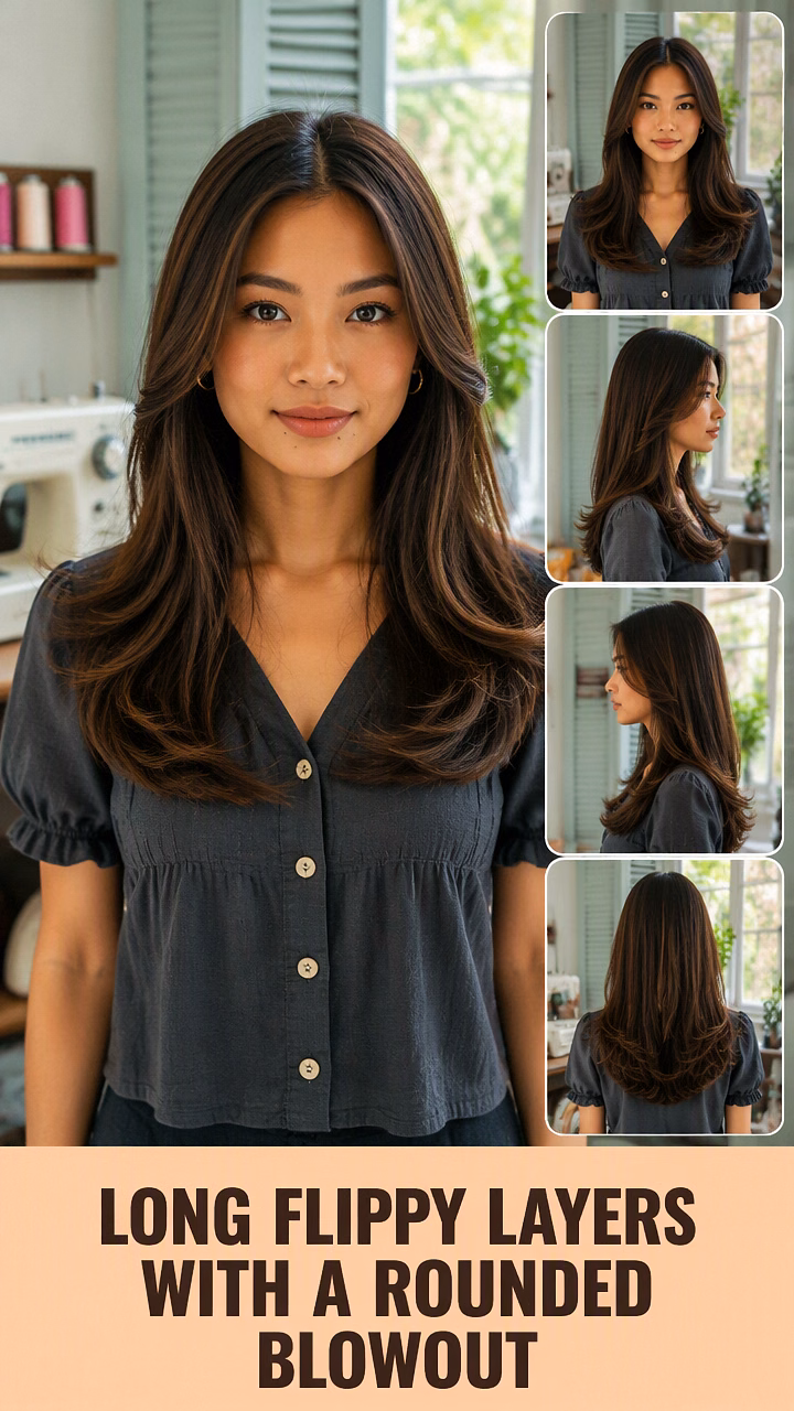 Long Flippy Layers With A Rounded Blowout