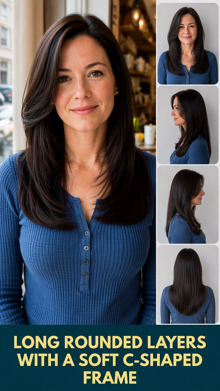 Long Rounded Layers With A Soft C-Shaped Frame