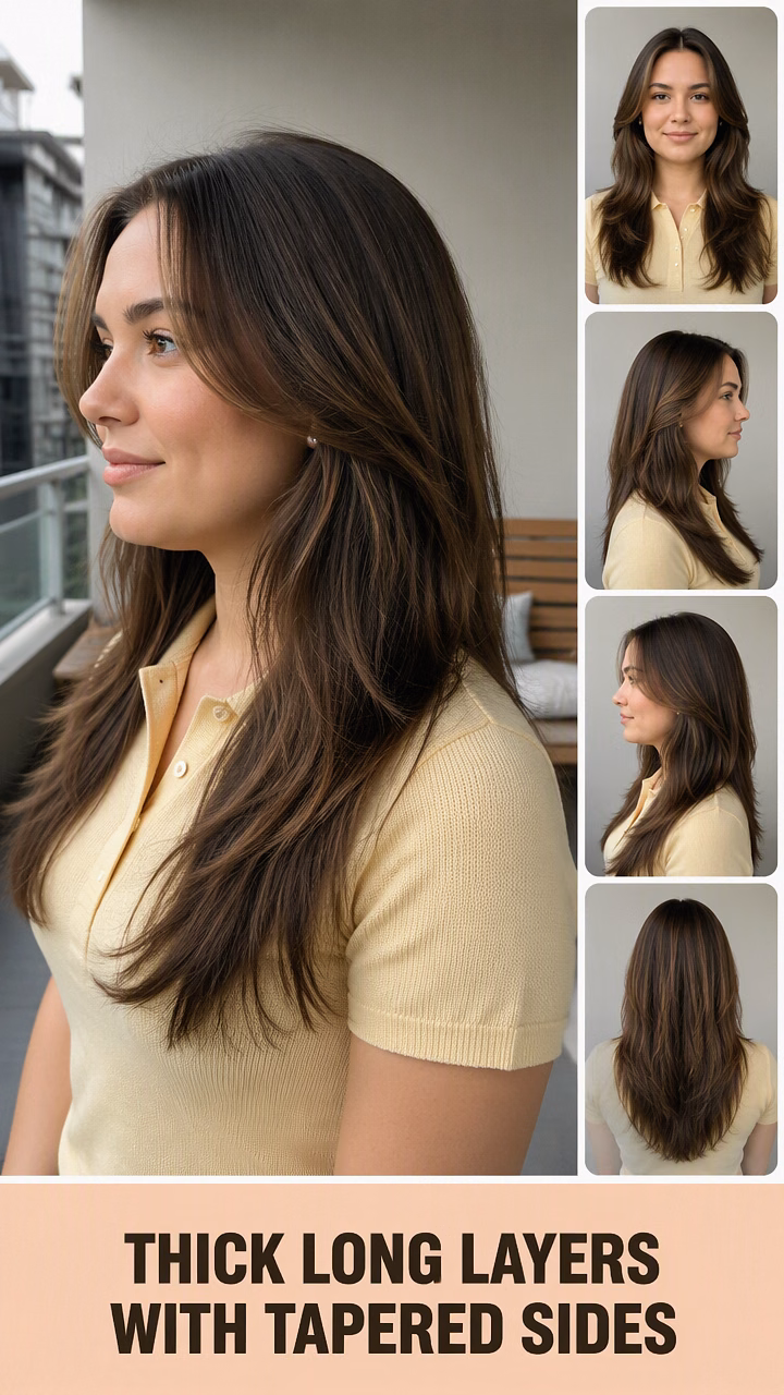Thick Long Layers With Tapered Sides