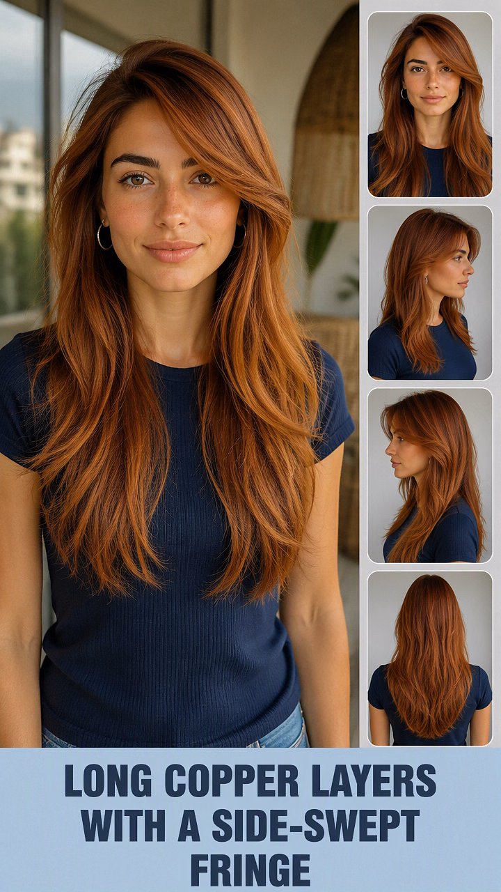 Long Copper Layers With A Side-Swept Fringe
