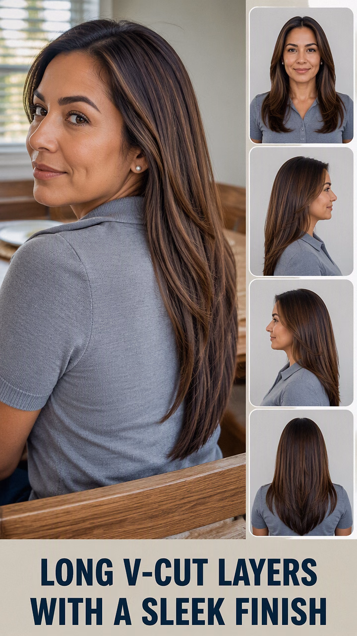 Long V-Cut Layers With A Sleek Finish