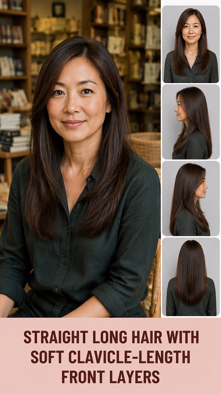 22 Long Hairstyles With Front Layers That Feel Fresh And Flattering