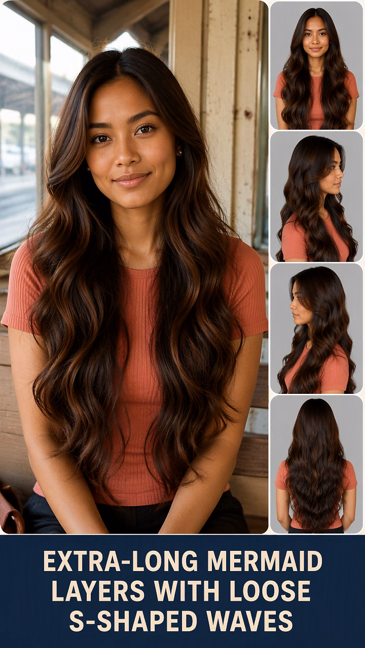 Extra-Long Mermaid Layers With Loose S-Shaped Waves