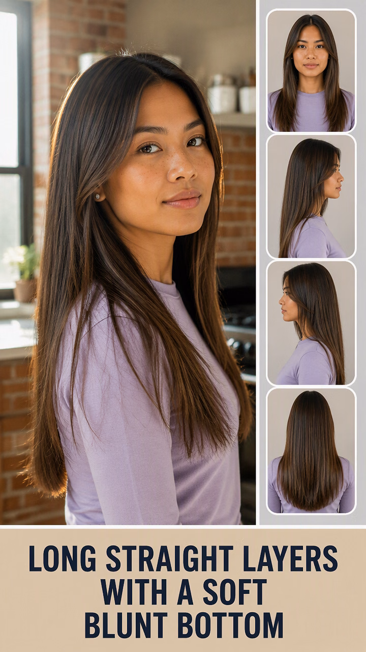 Long Straight Layers With a Soft Blunt Bottom
