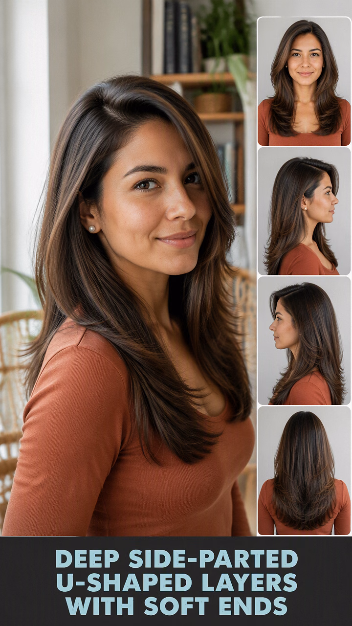 Deep Side-Parted U-Shaped Layers With Soft Ends
