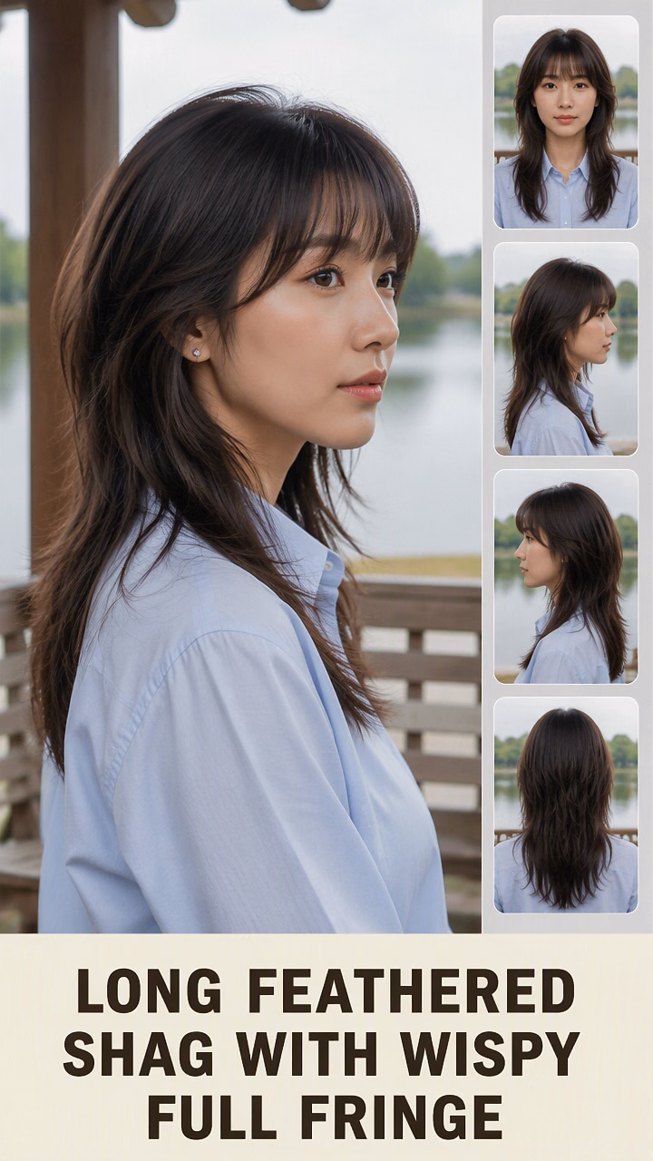 Long Feathered Shag With Wispy Full Fringe