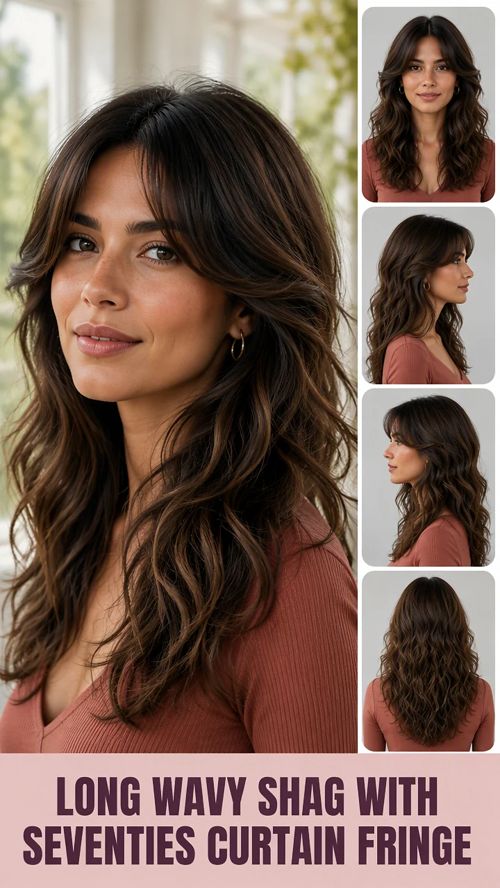 Long Wavy Shag With Seventies Curtain Fringe