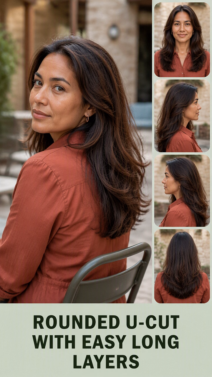 Rounded U-Cut With Easy Long Layers
