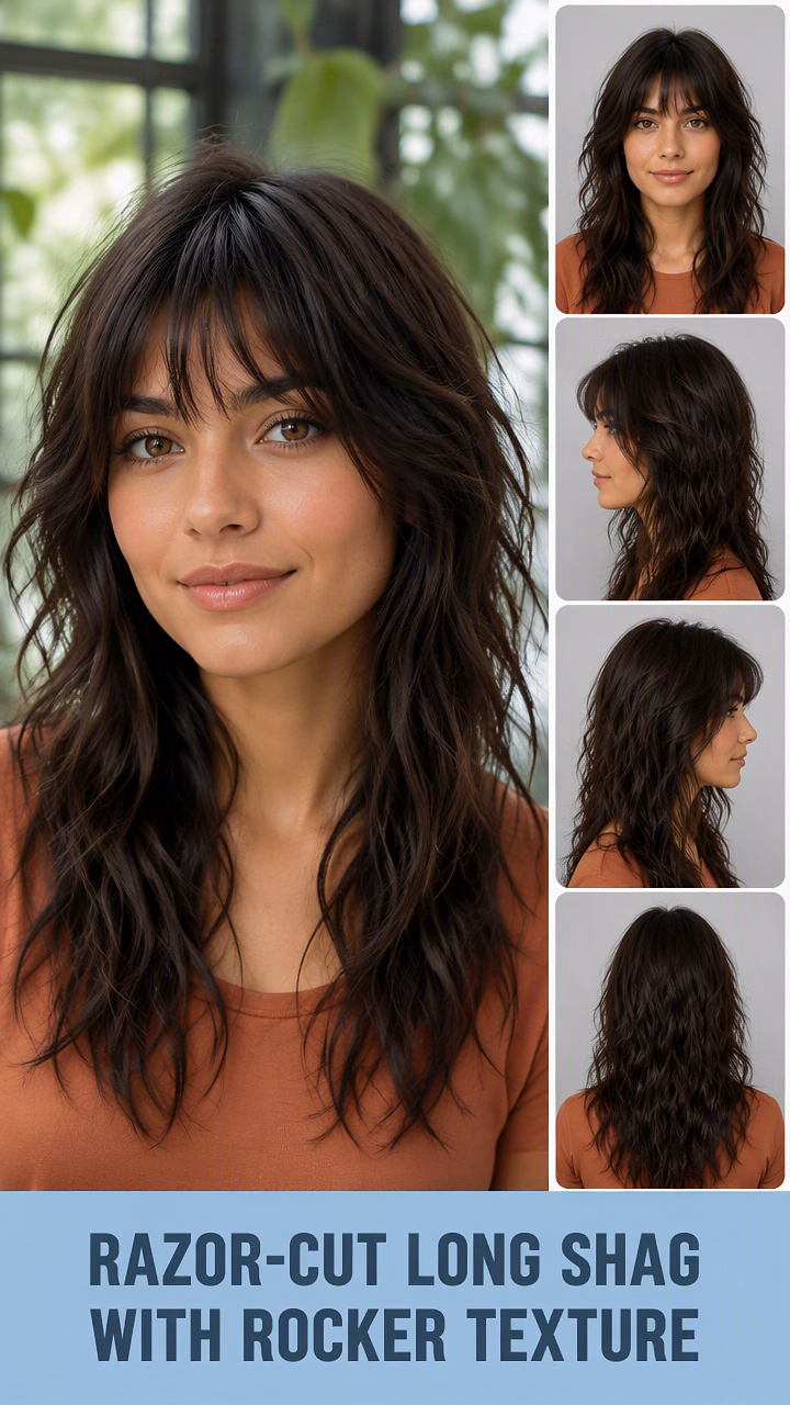 Razor-Cut Long Shag With Rocker Texture