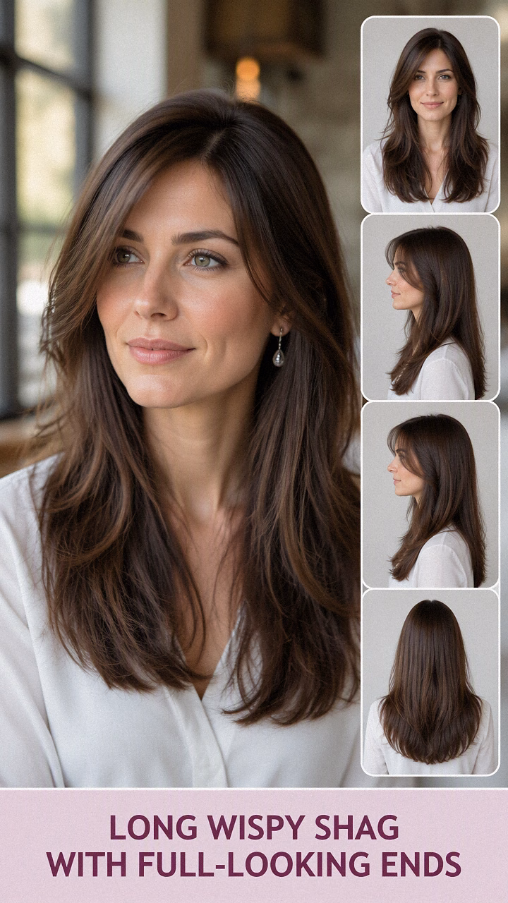Long Wispy Shag With Full-Looking Ends