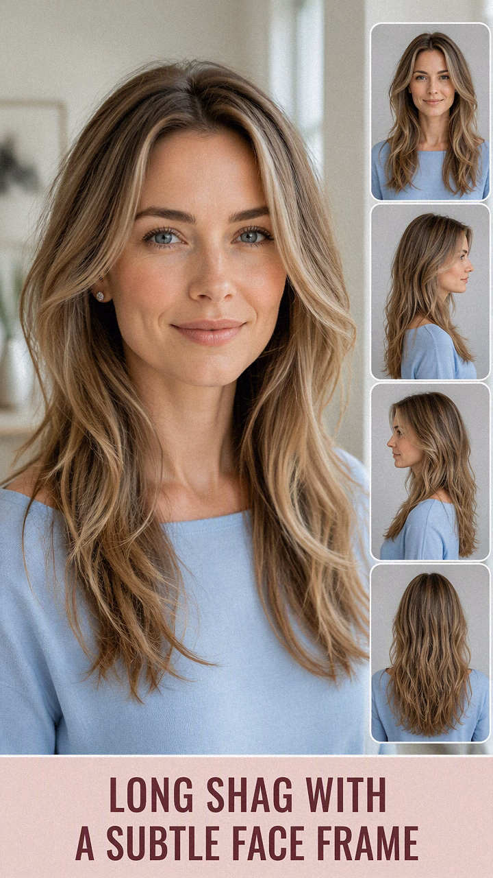 Long Shag With A Subtle Face Frame