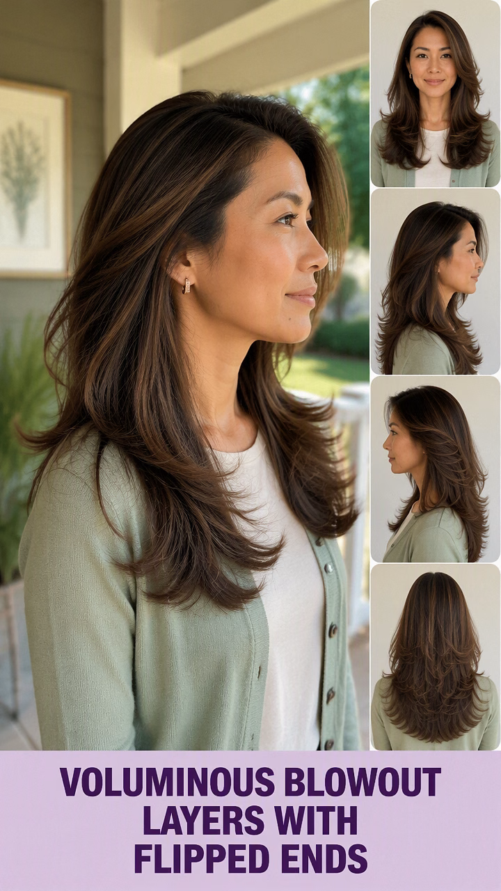 Voluminous Blowout Layers With Flipped Ends